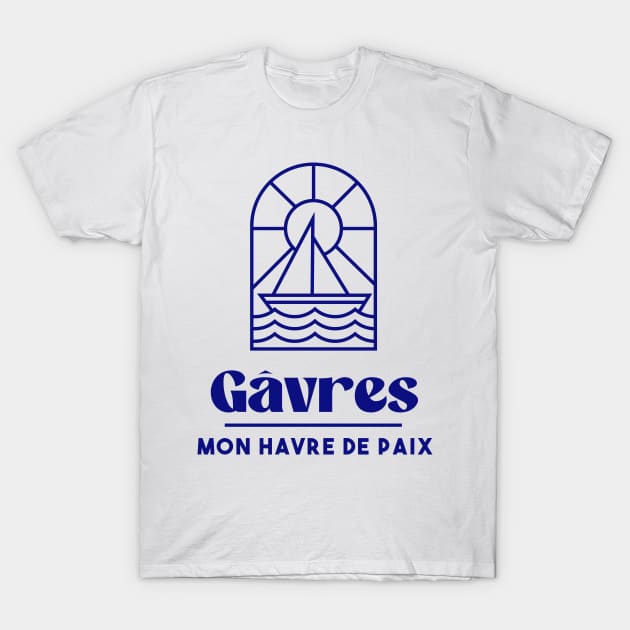 Gâvres my haven of peace - Brittany Morbihan 56 Sea Holidays Beach T-Shirt by Tanguy44